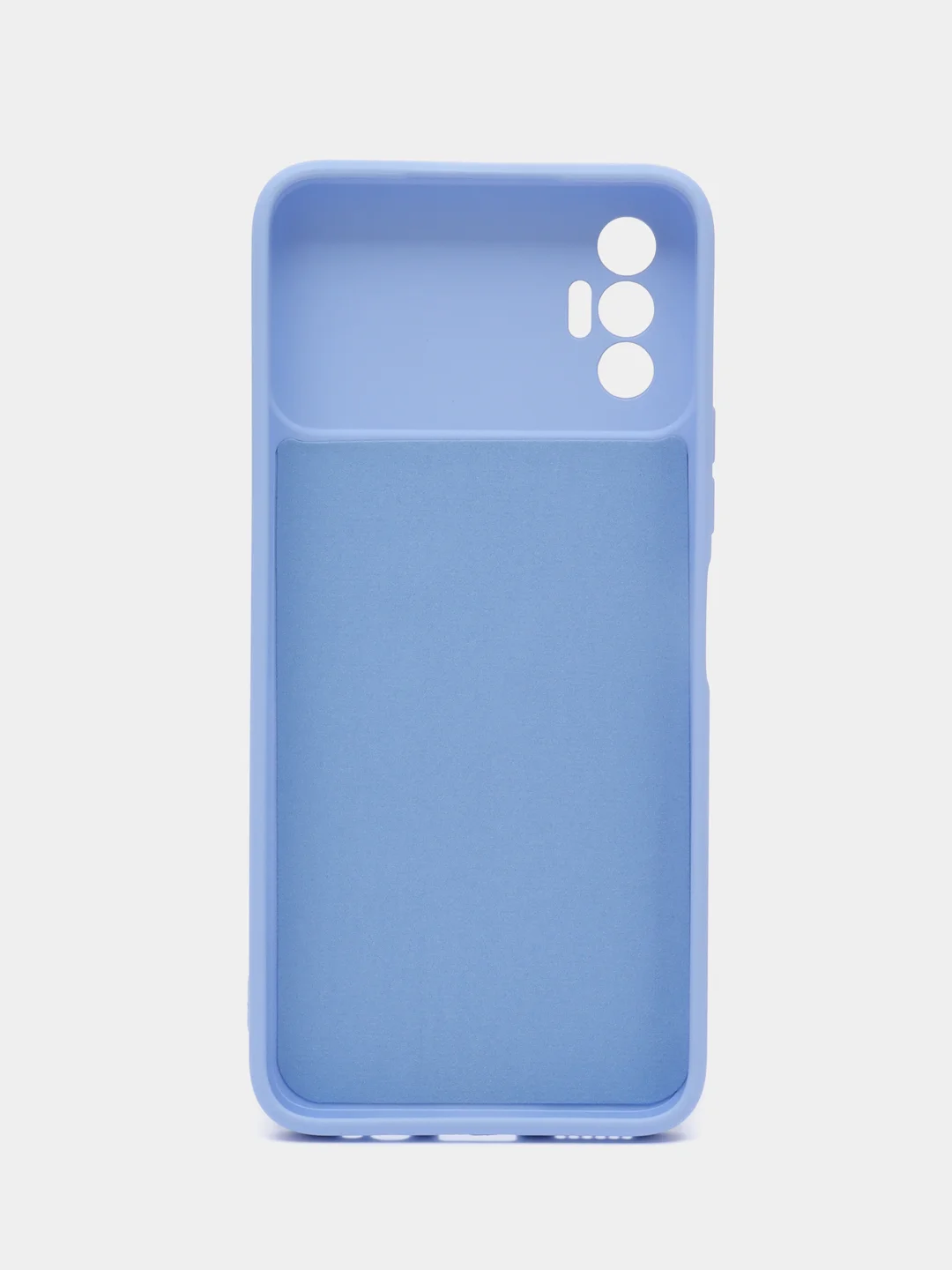 Голубой чехол силиконовый для Tecno Spark 8P Microfiber, бампер, голубой, красный, синий, Borasco
