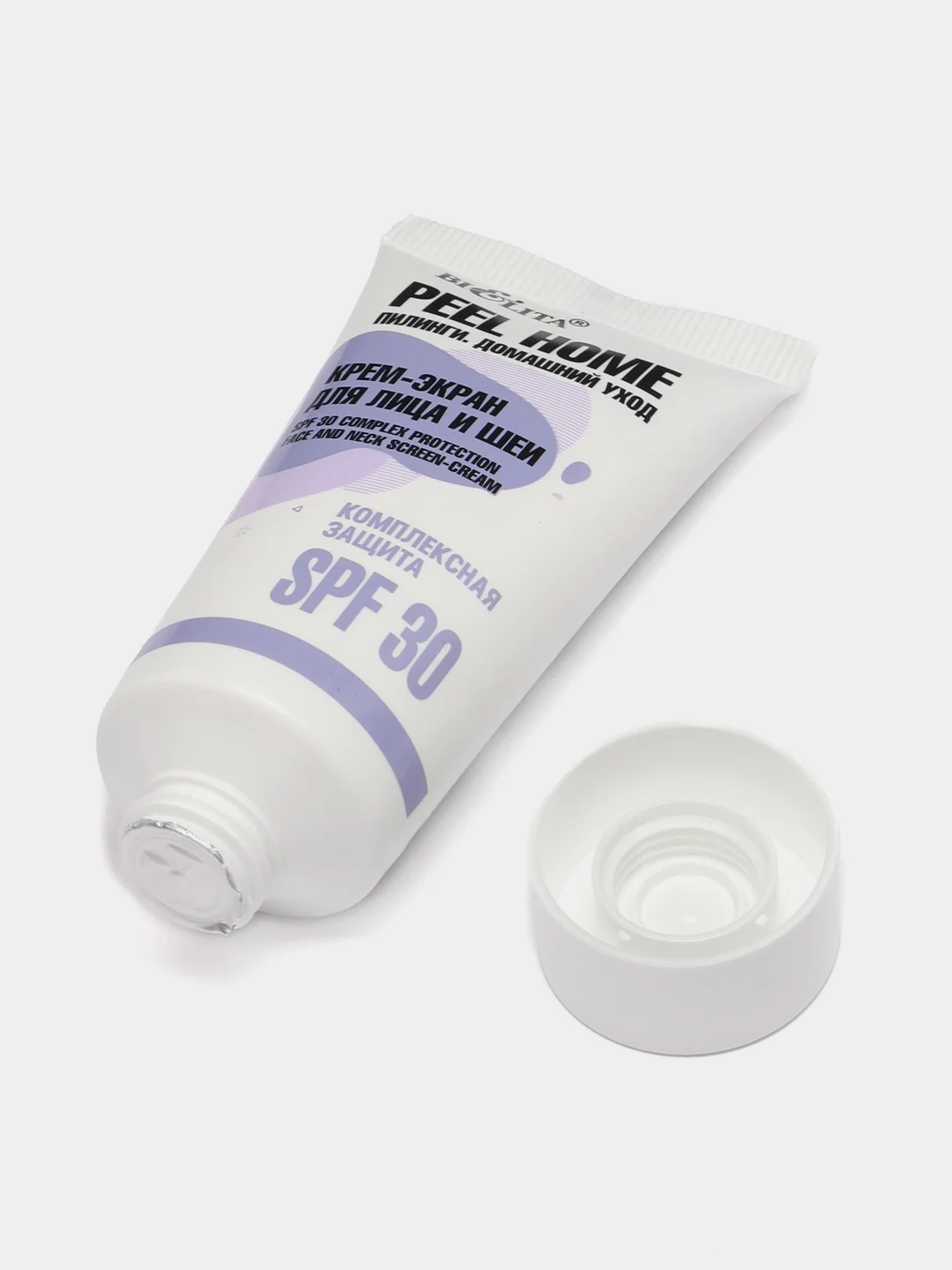 Крем-экран для лица и шеи "Комплексная защита" SPF 30 Peel Home Белита, 30 мл