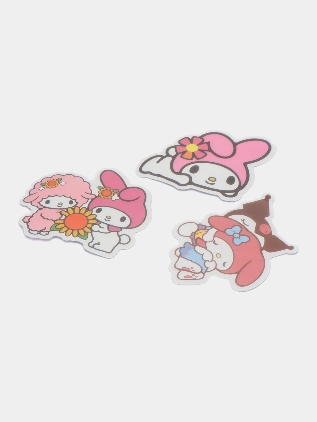 Золотой наклейки для стикербомбинга, Kuromi, Melody, Hello Kitty, Sinnamoroll. Стикерпак, Куроми