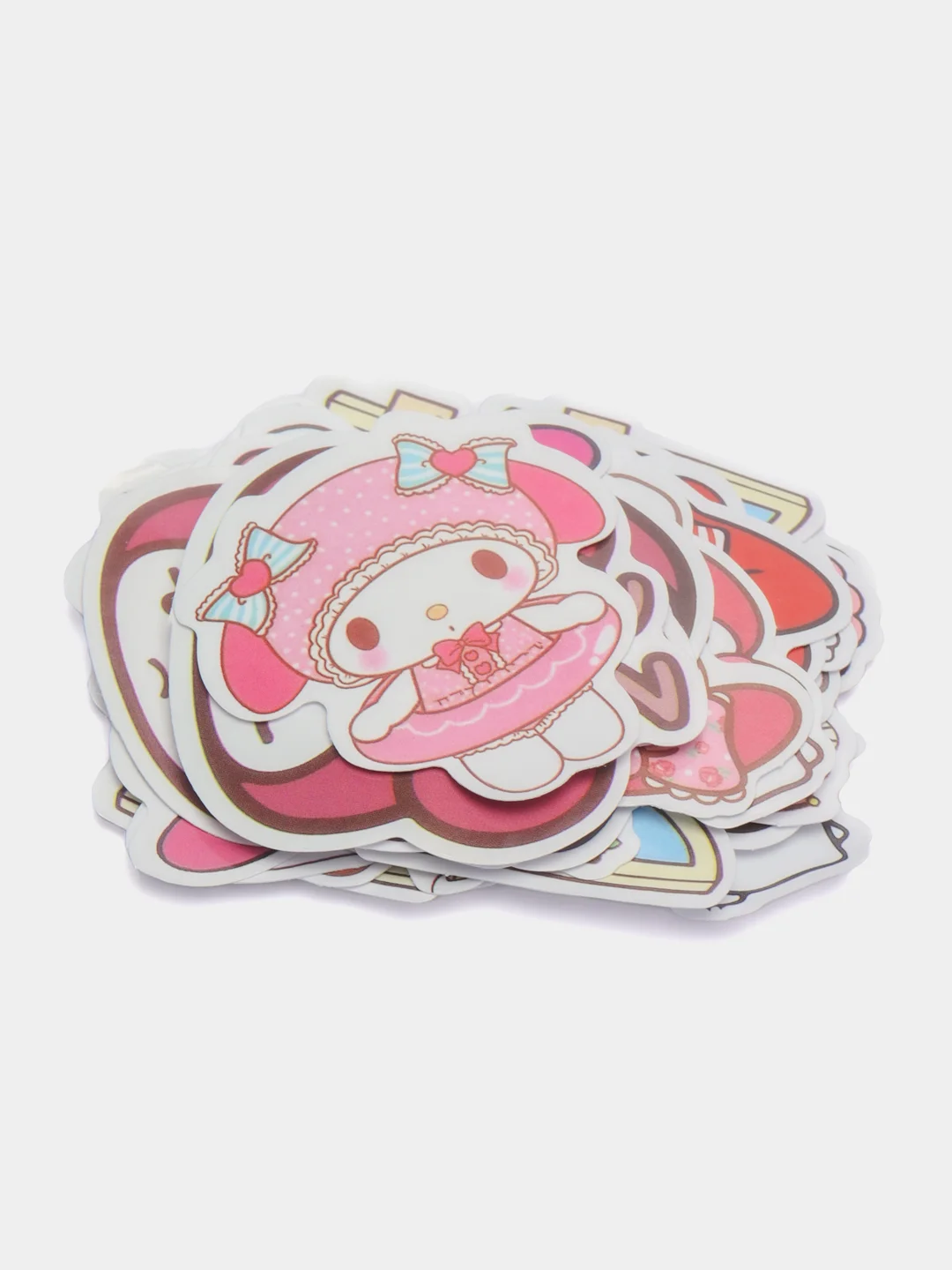 Золотой наклейки для стикербомбинга, Kuromi, Melody, Hello Kitty, Sinnamoroll. Стикерпак, Куроми