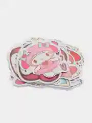 Золотой наклейки для стикербомбинга, Kuromi, Melody, Hello Kitty, Sinnamoroll. Стикерпак, Куроми