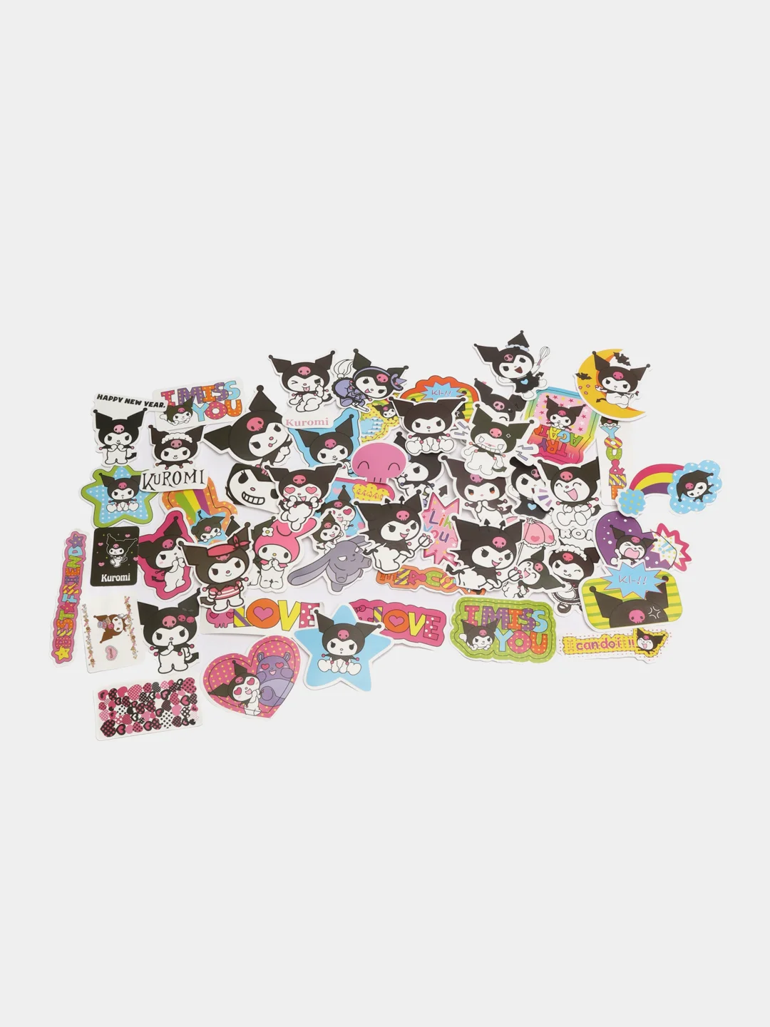 Конфетный наклейки для стикербомбинга, Kuromi, Melody, Hello Kitty, Sinnamoroll. Стикерпак, Куроми
