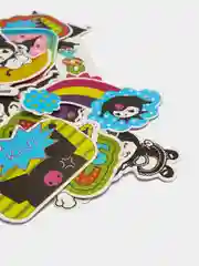 Конфетный наклейки для стикербомбинга, Kuromi, Melody, Hello Kitty, Sinnamoroll. Стикерпак, Куроми