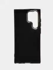 Пурпурный чехол Samsung Galaxy S23 Ultra / Самсунг С23 Ультра плотный, с рисунком и мягким подкладом