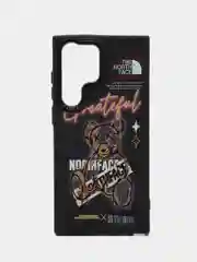Пурпурный чехол Samsung Galaxy S23 Ultra / Самсунг С23 Ультра плотный, с рисунком и мягким подкладом