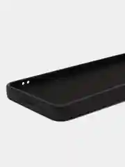 Черный чехол на Samsung Galaxy S23 (Самсунг Галакси С23) плотный, с рисунком и мягким подкладом