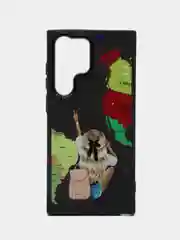 Карамельный чехол Samsung Galaxy S23 Ultra / Самсунг С23 Ультра плотный, с рисунком и мягким подкладом