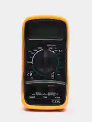 Желтый цифровой мультиметр XL830L с функцией прозвонки и подсветкой экрана