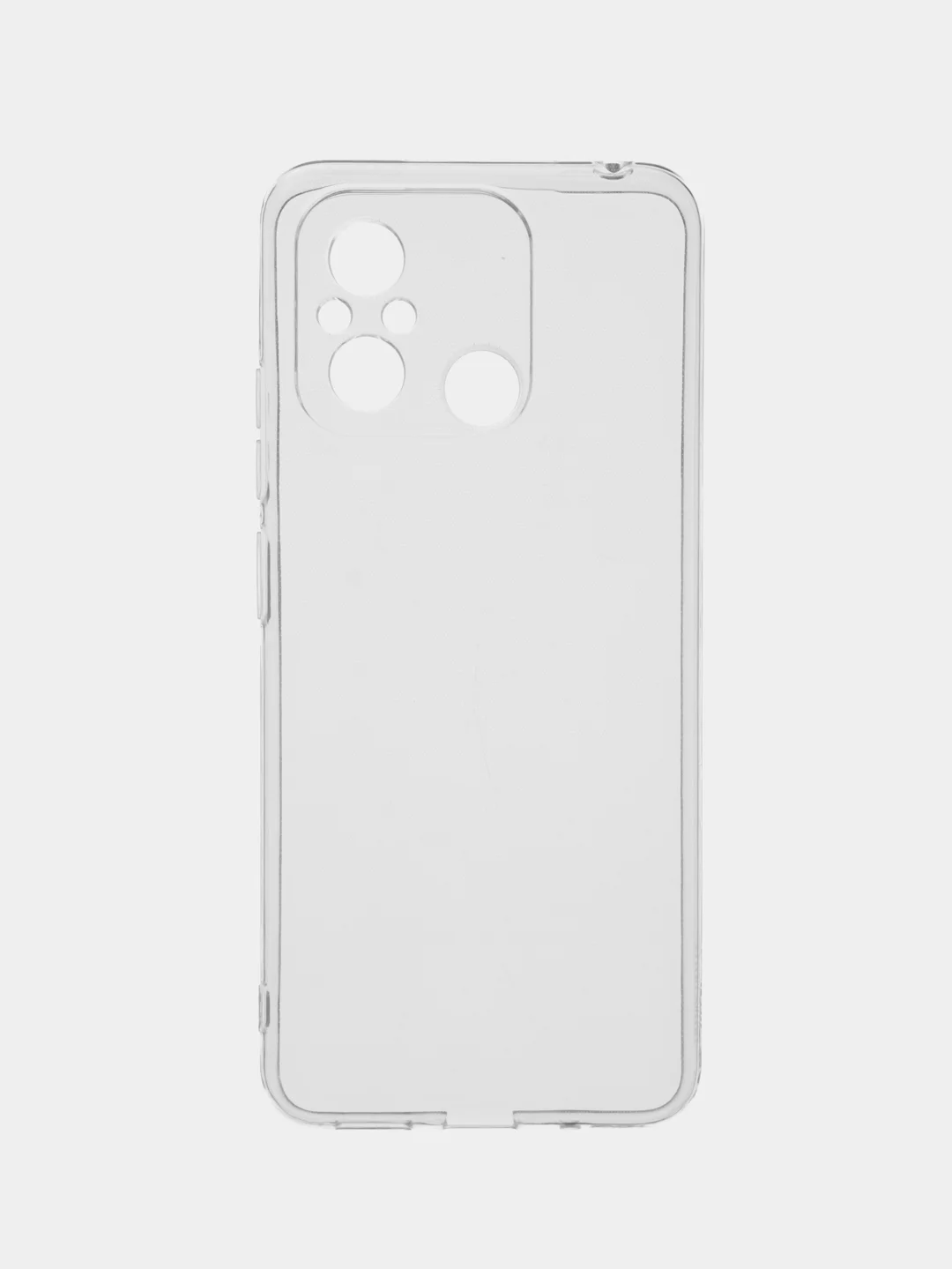 Прозрачный чехол для Xiaomi Redmi 12C, Сяоми Редми 12С прозрачный, силиконовый