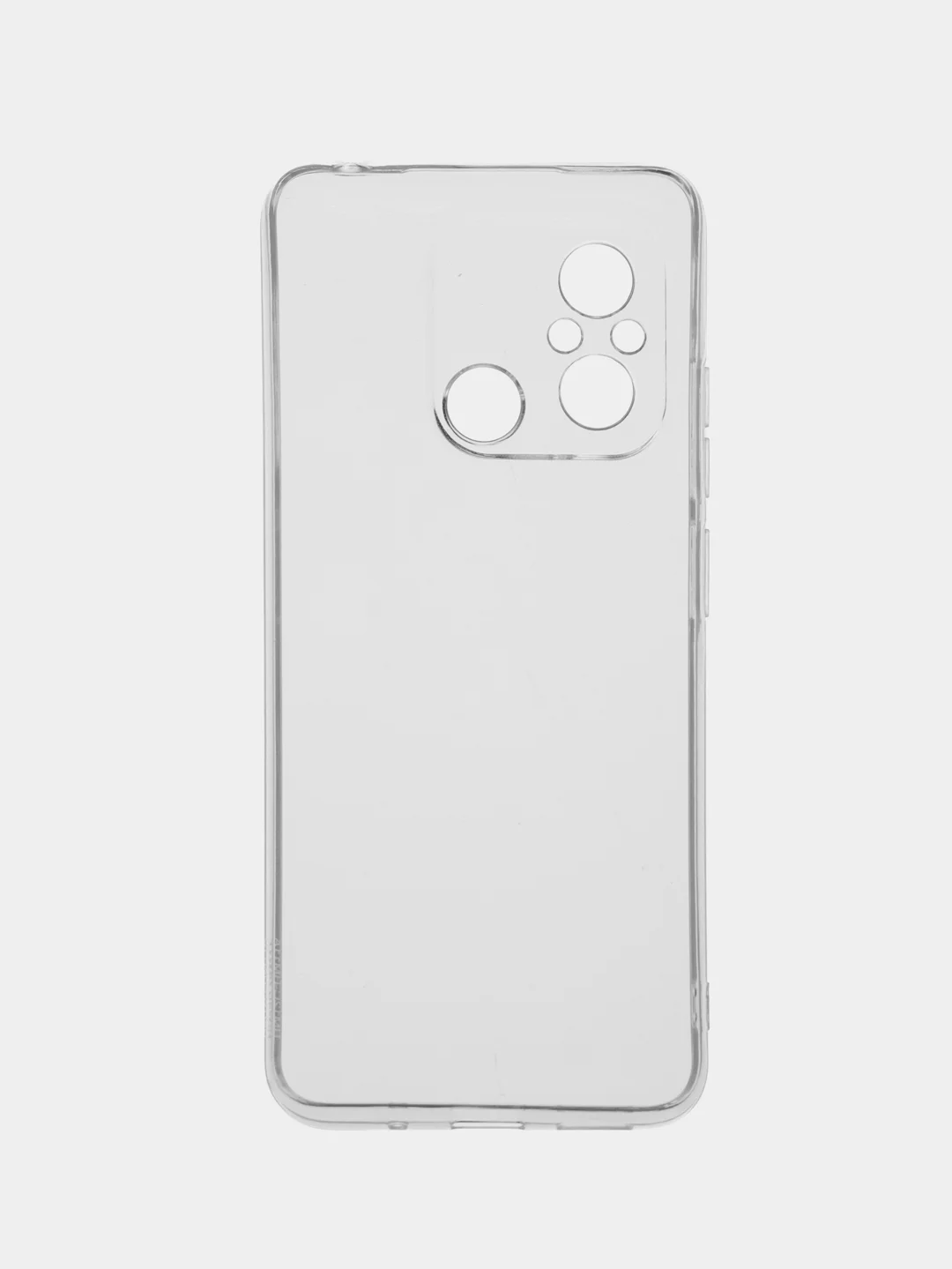 Прозрачный чехол для Xiaomi Redmi 12C, Сяоми Редми 12С прозрачный, силиконовый