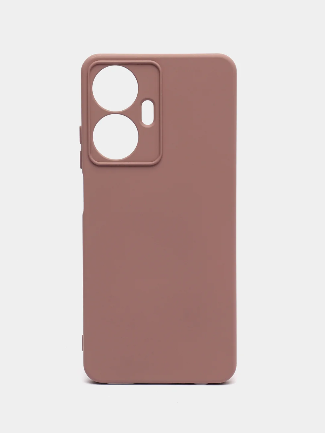 Бежевый меланж чехол силиконовый для Realme C55 / Реалми С55 Silicone Cover