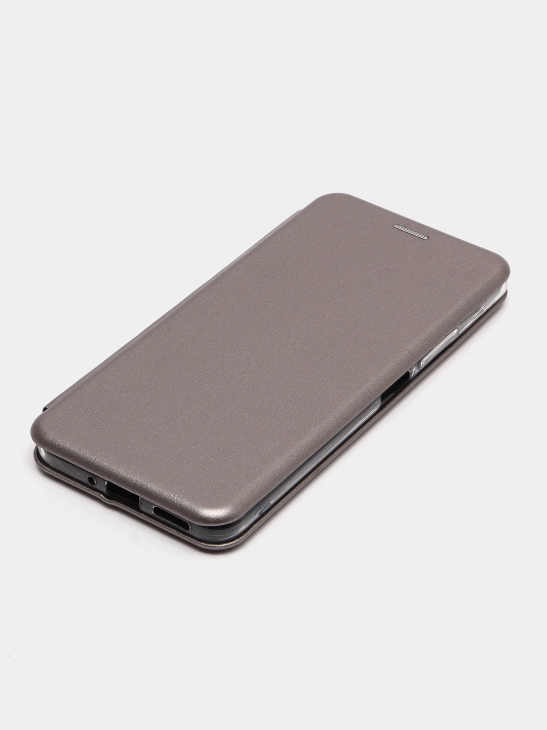 Серебряный чехол-книжка для Xiaomi Poco X5 (Сяоми Поко Х5)