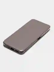 Серебряный чехол-книжка для Xiaomi Poco X5 (Сяоми Поко Х5)