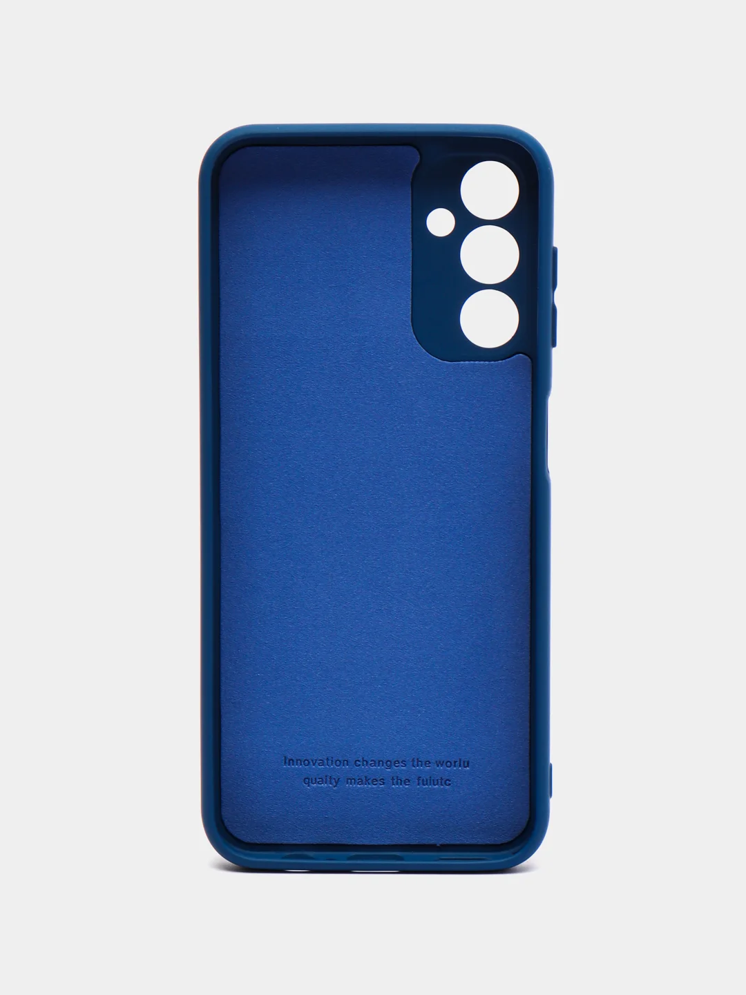 Синий чехол силиконовый для Samsung Galaxy A14 (Самсунг Галакси А14 Silicone Cover)
