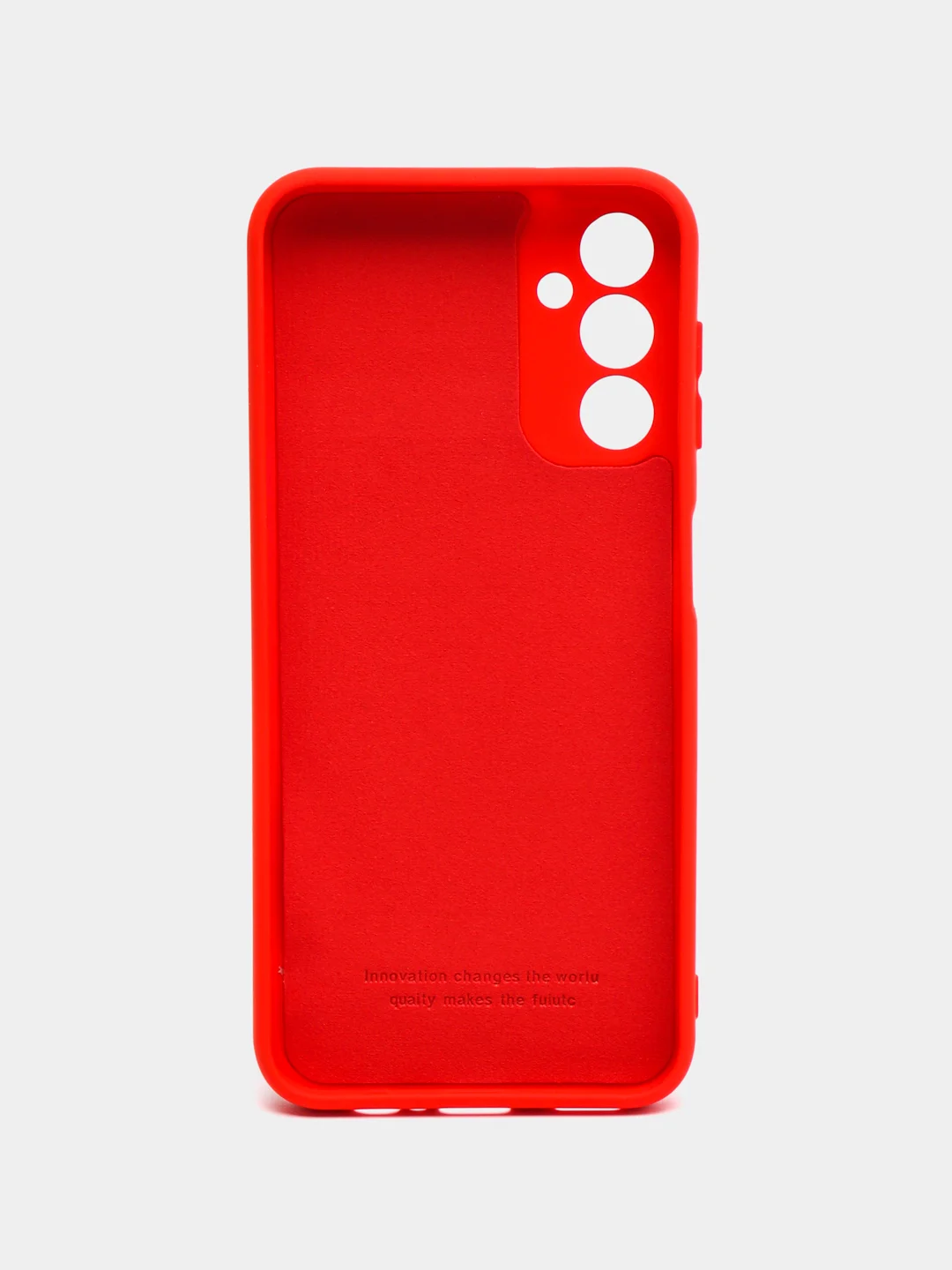 Красный чехол силиконовый для Samsung Galaxy A14 (Самсунг Галакси А14 Silicone Cover)