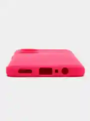 Тёмно-розовый чехол силиконовый для Huawei Honor X7 / Хуавей Хонор Х7 Silicone Cover