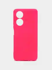 Тёмно-розовый чехол силиконовый для Huawei Honor X7 / Хуавей Хонор Х7 Silicone Cover