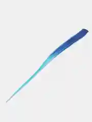 Лазурный пряди цветные, на заколках, градиент