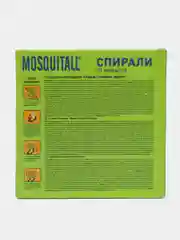 Спирали от комаров MOSQUITALL, 10 шт с подставкой