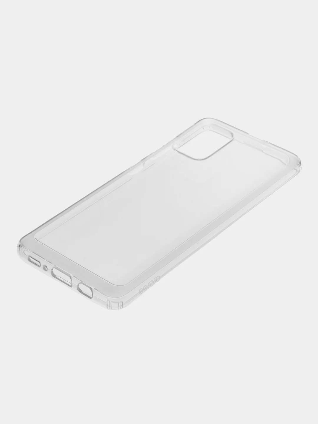 Прозрачный чехол силиконовый для Samsung Galaxy A71 накладка бампер черный / прозрачный Araree