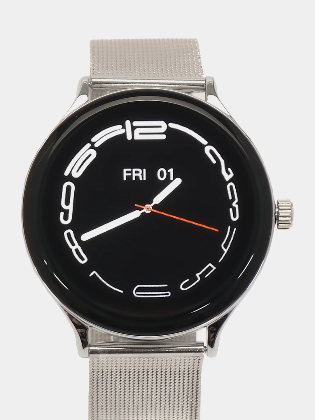Серебряный наручные смарт часы, Smart Watch Lige BW0172 в подарочной упаковке