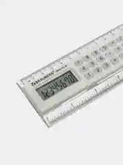 Линейка с калькулятором электронным 20 см BRAUBERG MULTI-8 (53x210 мм), 8 разрядов, 250540