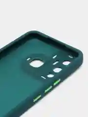 Лавандовый чехол матовый для Infinix Hot 12 Play, пластиковый, полупрозрачный, с глянцевой рамкой