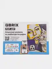 Алмазная мозайка по твоей фотографии Qbrix POP-ART, А3, на подрамнике