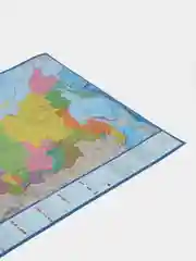 Карта России политико-административная настенная, 1:8,5М, интерактивная, Brauberg, 112395