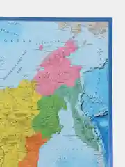 Карта России политико-административная настенная, 1:8,5М, интерактивная, Brauberg, 112395