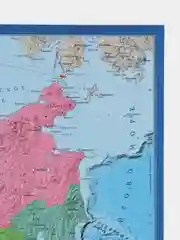 Карта России политико-административная настенная, 1:8,5М, интерактивная, Brauberg, 112396
