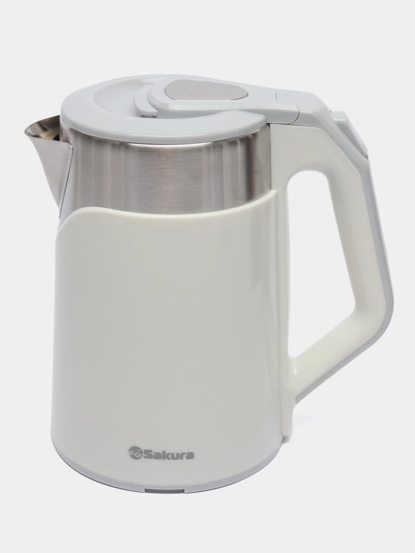 Чайник электрический Sakura SA-2172W с двухслойным корпусом, 1.8 л