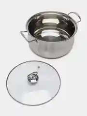 Кастрюля Sakura SA-P2024 с крышкой, капсульное дно, 24 см, 5.4 л