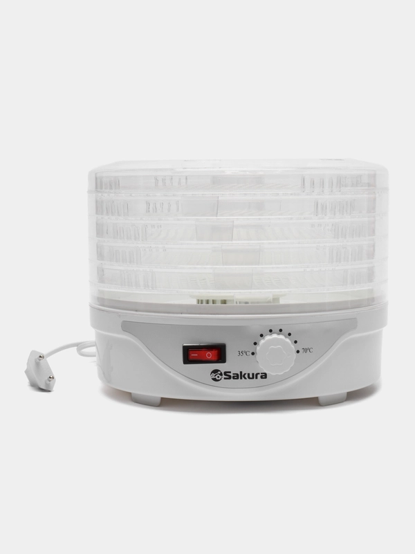 Сушилка для овощей и фруктов Sakura SA-7805, 250Вт, 5 ярусов