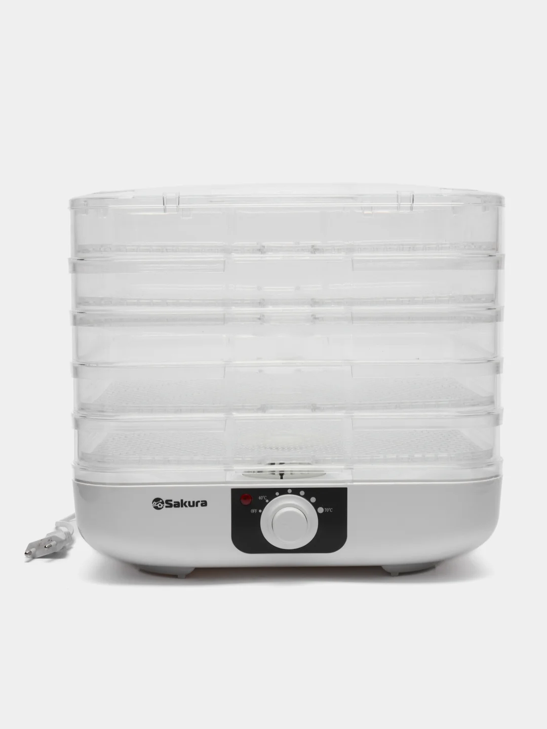 Сушилка для овощей и фруктов Sakura SA-7807, 350Вт, 5 ярусов