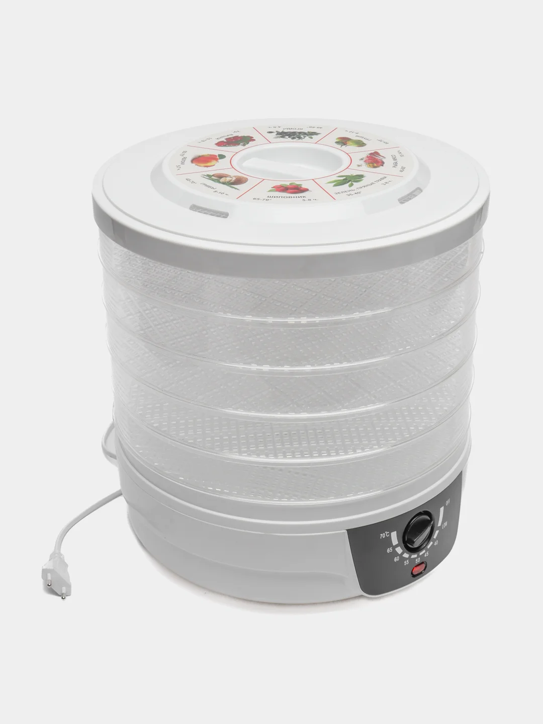 Сушилка для овощей и фруктов Sakura SA-7806, 250 Вт, 5 ярусов