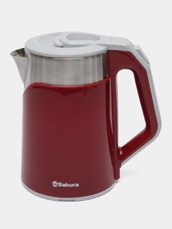 Чайник электрический Sakura SA-2172R с двухслойным корпусом, 1.8 л