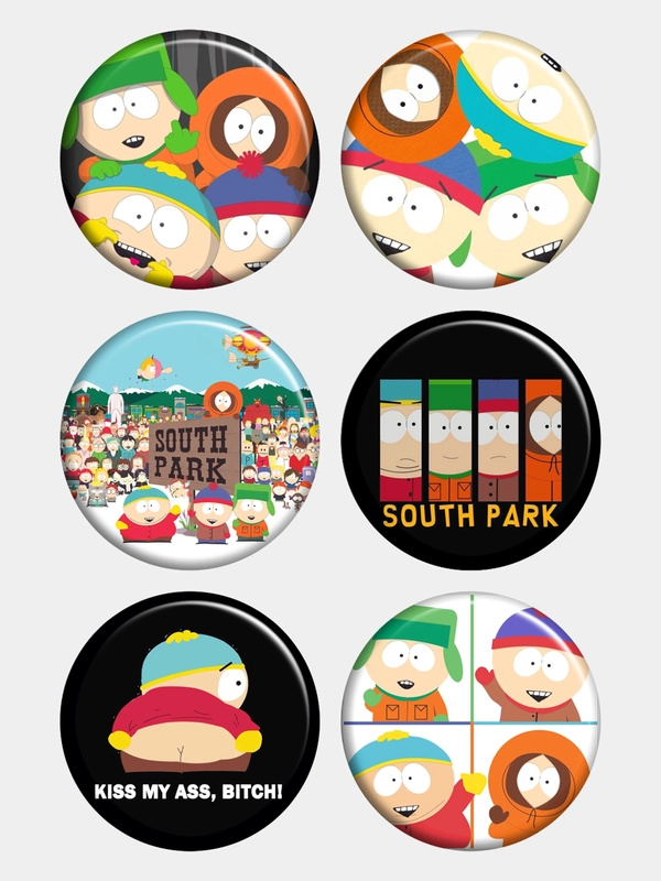 Значки "Южный парк", пины, South park
