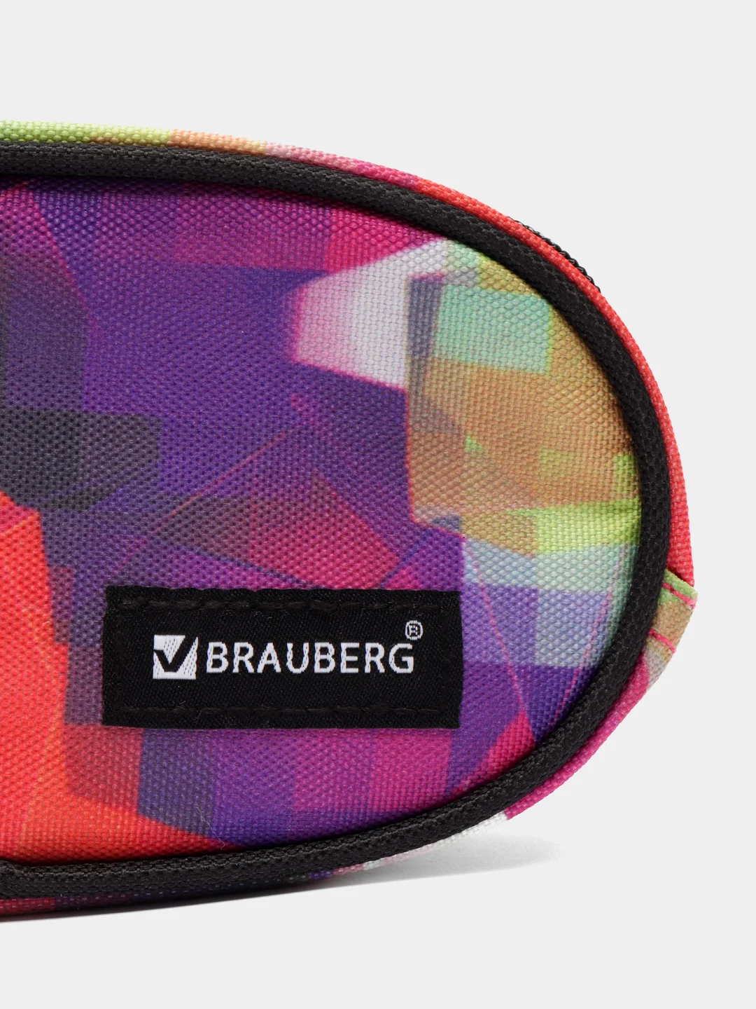 Пенал-косметичка школьный для девочек, мальчика Brauberg, Geometry, 22х9х5 см, 229272