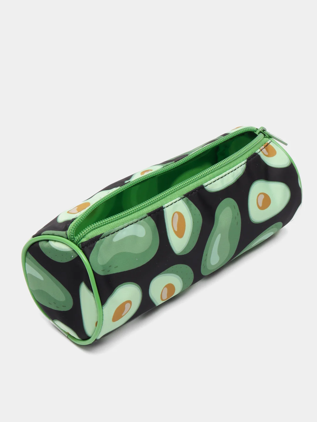 Пенал-тубус школьный Brauberg, с эффектом Soft Touch, Black Avocado, 22х8 см, 270061
