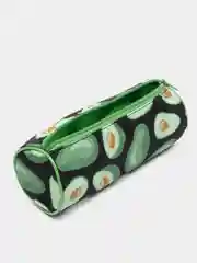 Пенал-тубус школьный Brauberg, с эффектом Soft Touch, Black Avocado, 22х8 см, 270061