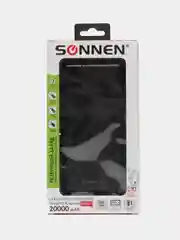 Повербанк, Аккумулятор внешний, портативная зарядка 20000 mAh Sonnen литий-полимер 263033
