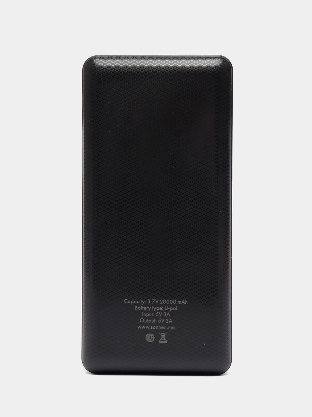 Повербанк, Аккумулятор внешний, портативная зарядка 20000 mAh Sonnen литий-полимер 263033