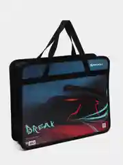 Папка-сумка портфель для документов с ручками на молнии Brauberg А4, 1 отделение, 270872