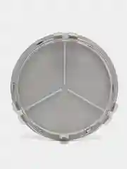 Серебряный колпачок на ступицу Mercedes, 75 мм