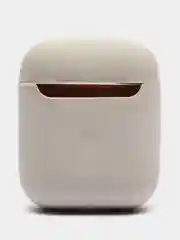 Бежевый меланж силиконовый чехол AA для наушников Apple Airpods 1/2