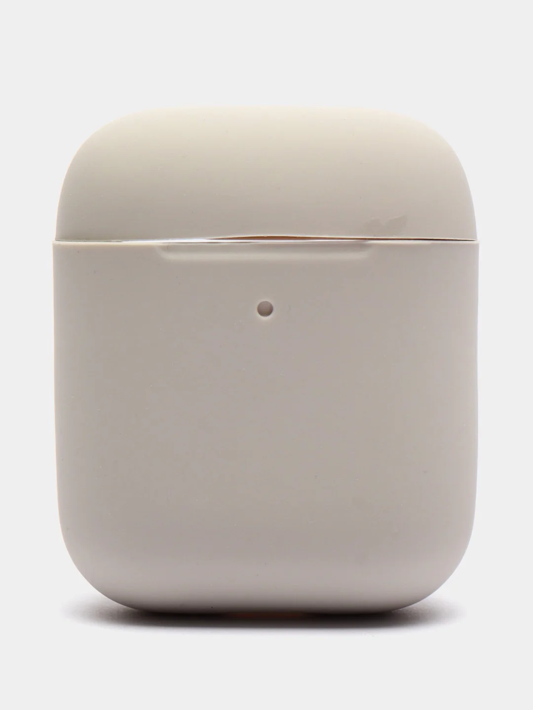 Бежевый меланж силиконовый чехол AA для наушников Apple Airpods 1/2