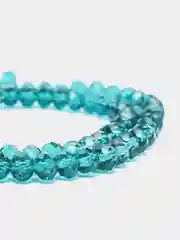 Серый бусины рондели, граненые, стеклянные