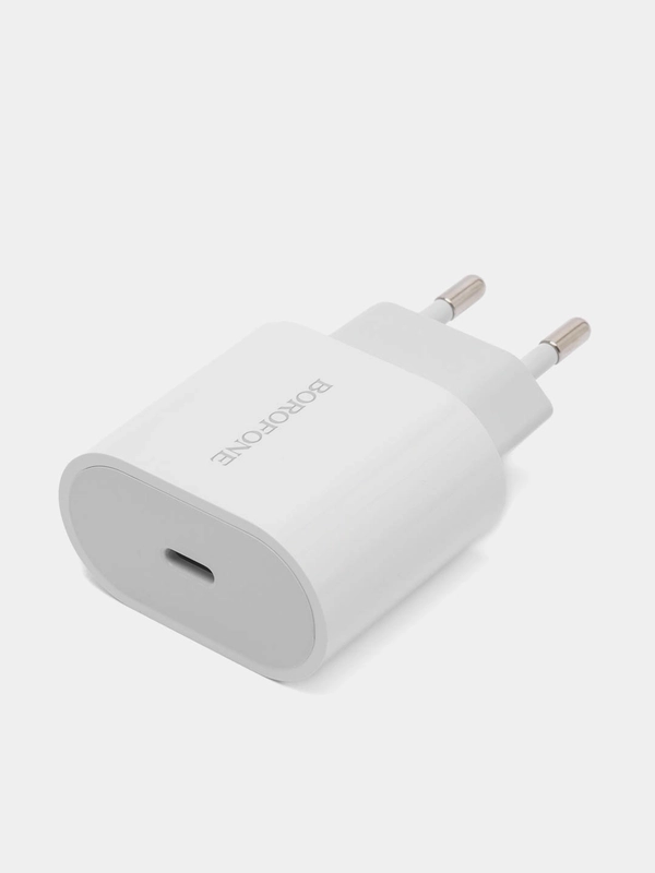 Зарядное устройство Borofone BA61A, блок питания 2.1A 1USB-C