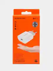 Зарядное устройство Borofone BA61A, блок питания 2.1A 1USB-C